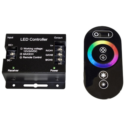 18-Function LED RGB Touch Controller - 12 Volt / 24 Volt