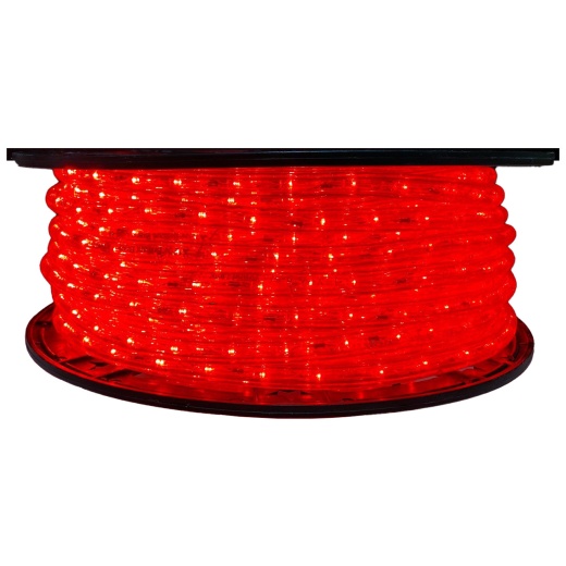 Red Pro Series Led Rope Light With Colored Tubing - 148 Feet