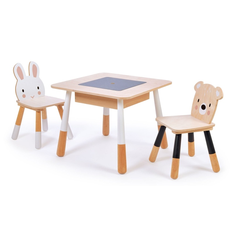 Forest Wooden Activity Table And Chairs Set