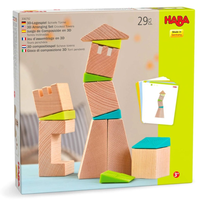 Crooked Tower Wooden Blocks - HABA
