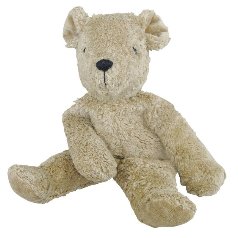 Organic Floppy Beige Teddy Bear - Handmade in Germany with Love