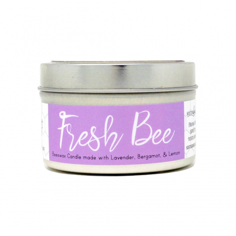 Beeswax Candles - Fresh Bee (With Lavender, Bergamot, & Lemon) Set Of 6