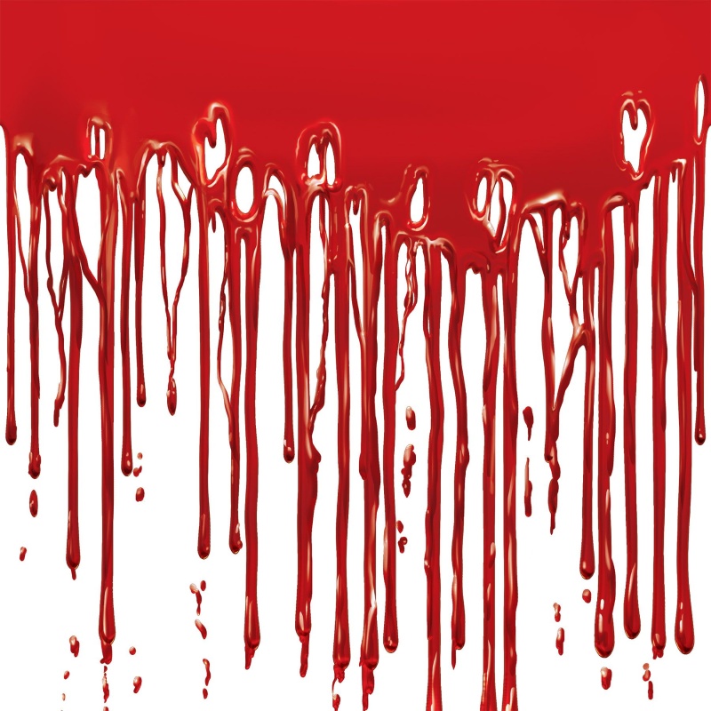 Dripping Blood Fridge Border