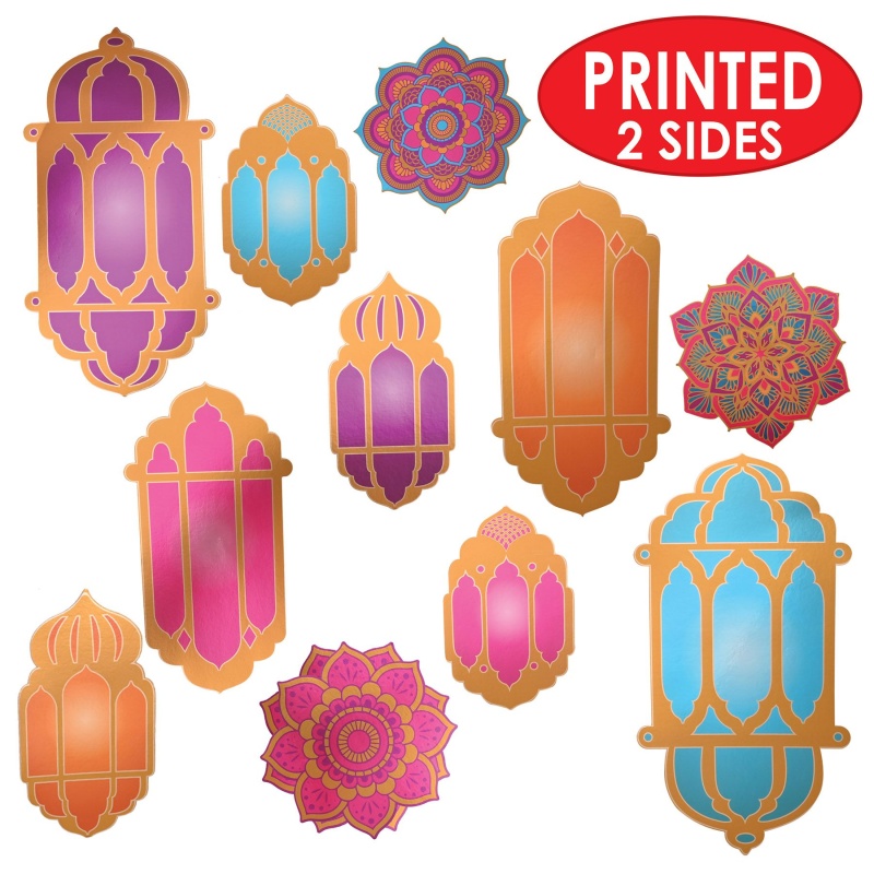 Foil Lantern &amp; Mandala Cutouts