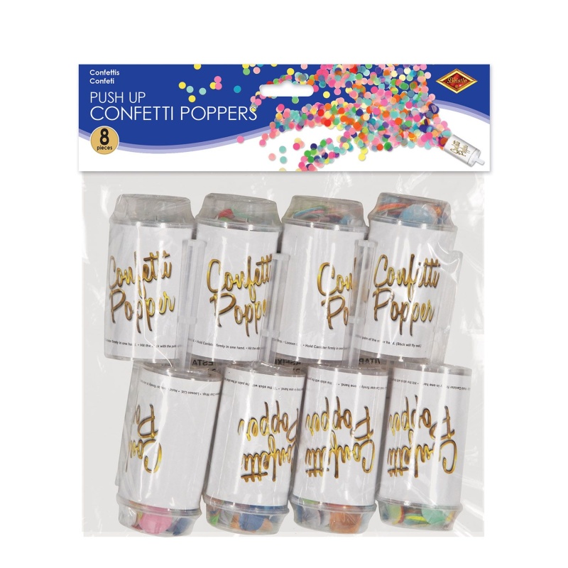 Push Up Confetti Poppers