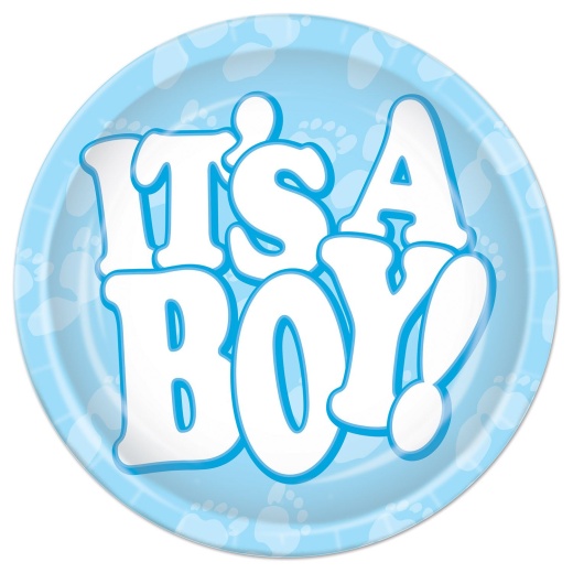Buy It's A Boy! Plates Online for Baby Shower Celebrations