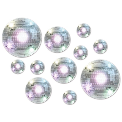 Disco Ball Cutouts - Add Sparkle to Your Party Decorations