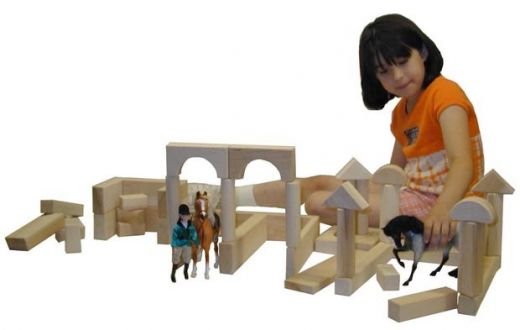 28 Piece Innovator Block Set - Premium Wooden Blocks for Kids