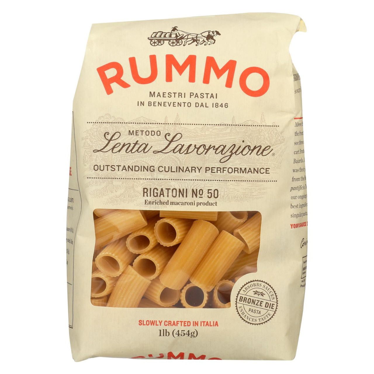 Sgambaro Italian Rigatoni Pasta for Sale - 1.1 lb