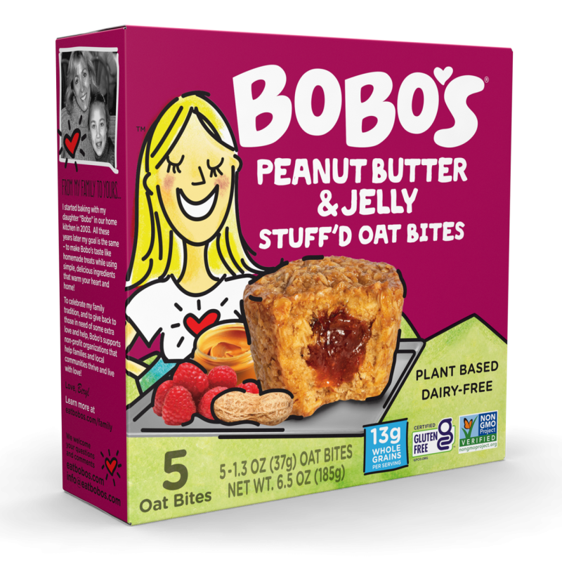 Bobo's Oat Bars Bites, Peanutbutter & Jelly (6X5x1.3 Oz)