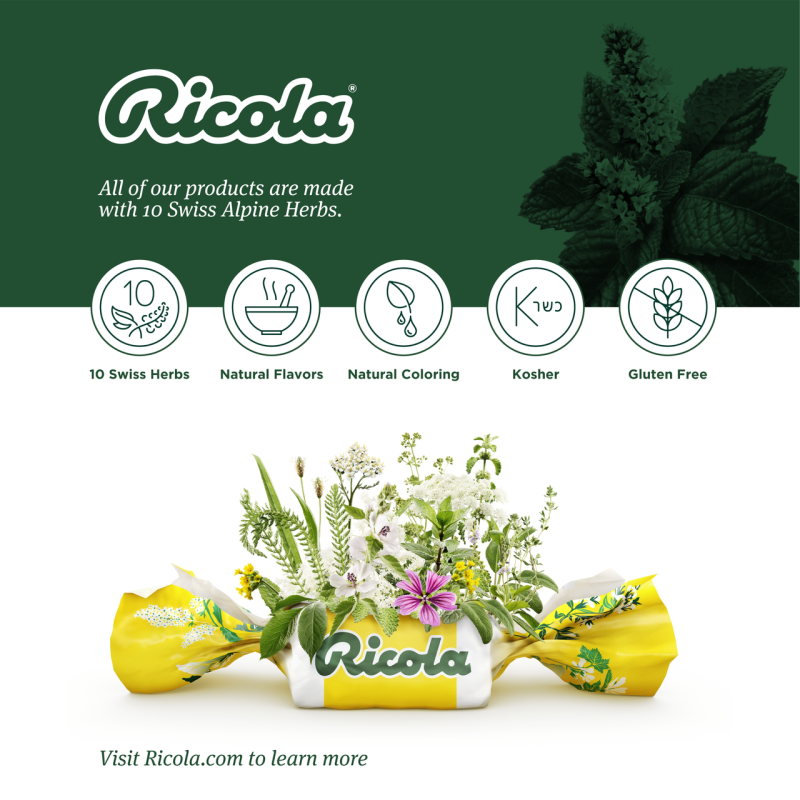 Ricola Cherry Honey Throat Drop (12X24 Ct)