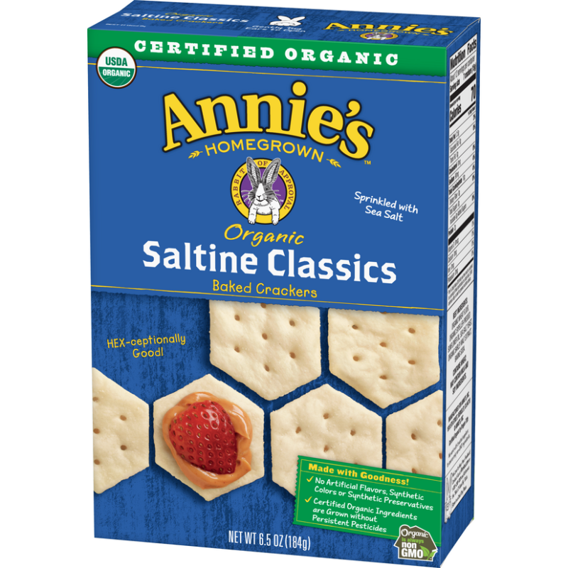 Annie's Homegrown Saltine Bunny Cracker (12X6.5 Oz)