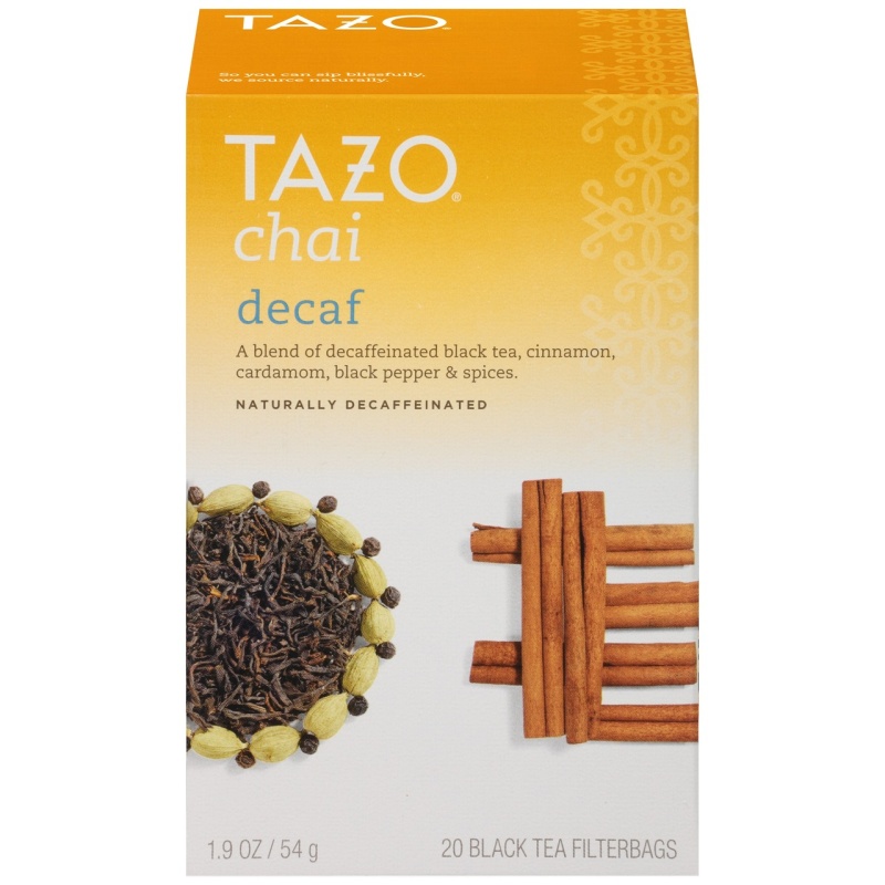 Tazo Tea Chai Decaf Black Tea (6X20 Bag)