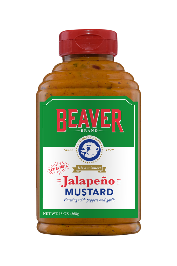 Beaver Jalapeno Mustard (6X13oz)