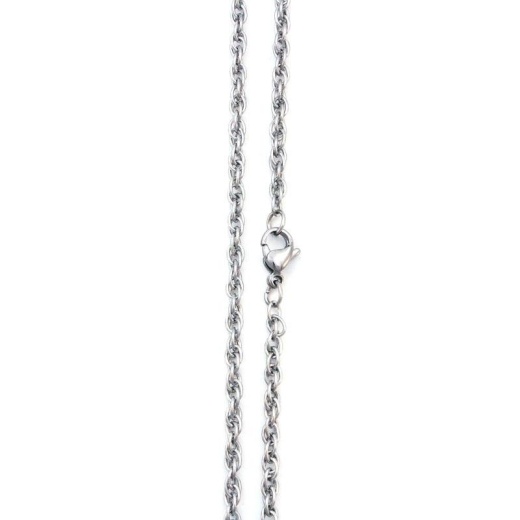 Badali Jewelry 24" Stainless Steel Rope Chain