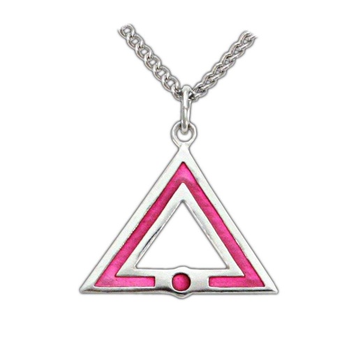 Pink Society Pendant by Badalijewelry
