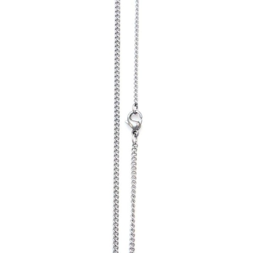 24" Stainless Steel Curb Chain with Lobster Claw Clasp - Badali Jewelry