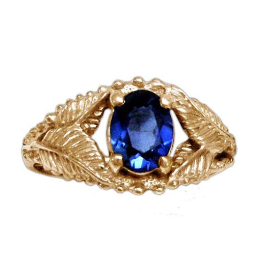 Gold Elven Realms Ring: Rivendell, Mirkwood, Lothlorien