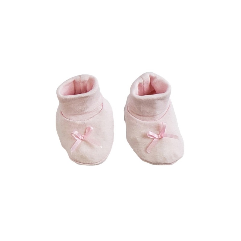 Preemie Rib Knit Infant Booties Set