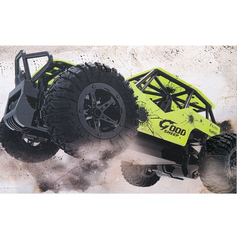 2.4G 4Wd High Speed Off-Road Rc Die Cast Racing Car Battery Control Vehicle