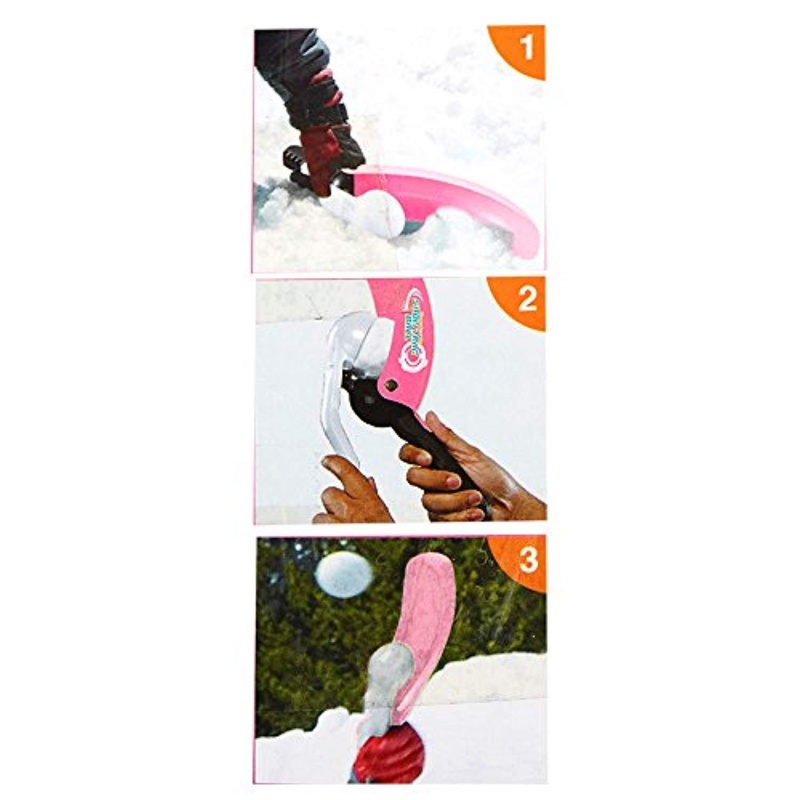 Snow Trac-Ball Outdoor Sport Game Snowball Maker Pink
