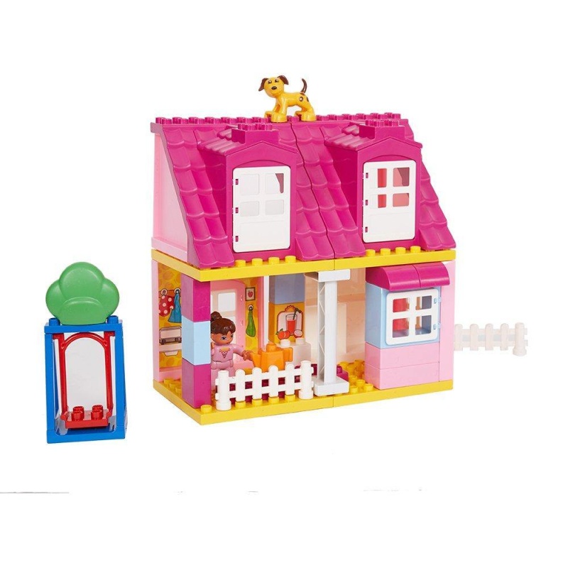 Children Dream Home Building Playset Blocks For Creativity Educational Toy