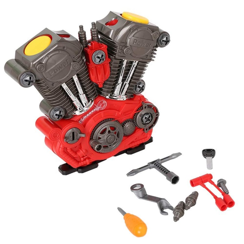 (Out Of Stock) Build Your Own Engine Power Play Set With Tool