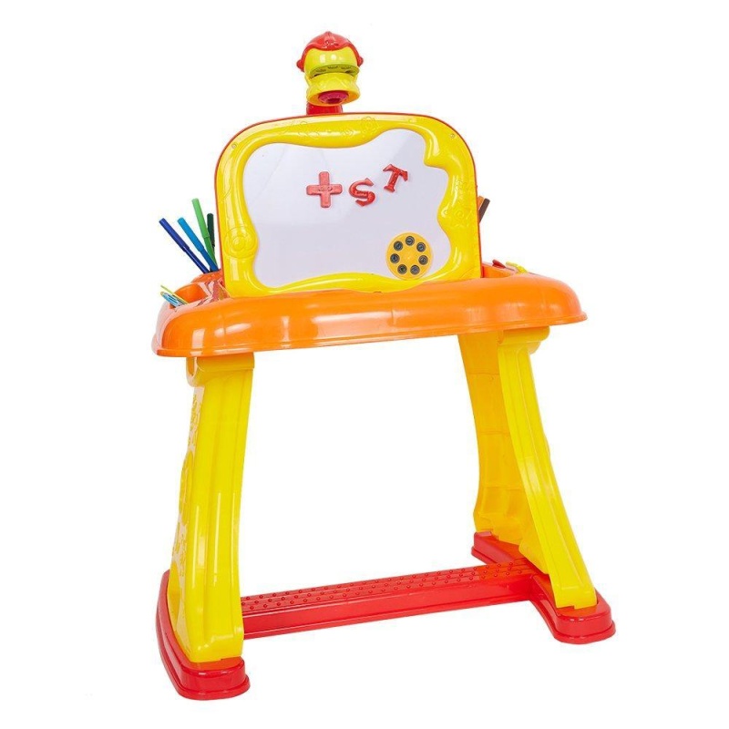 (Out Of Stock) Projector Learning Drawing Table With Chair