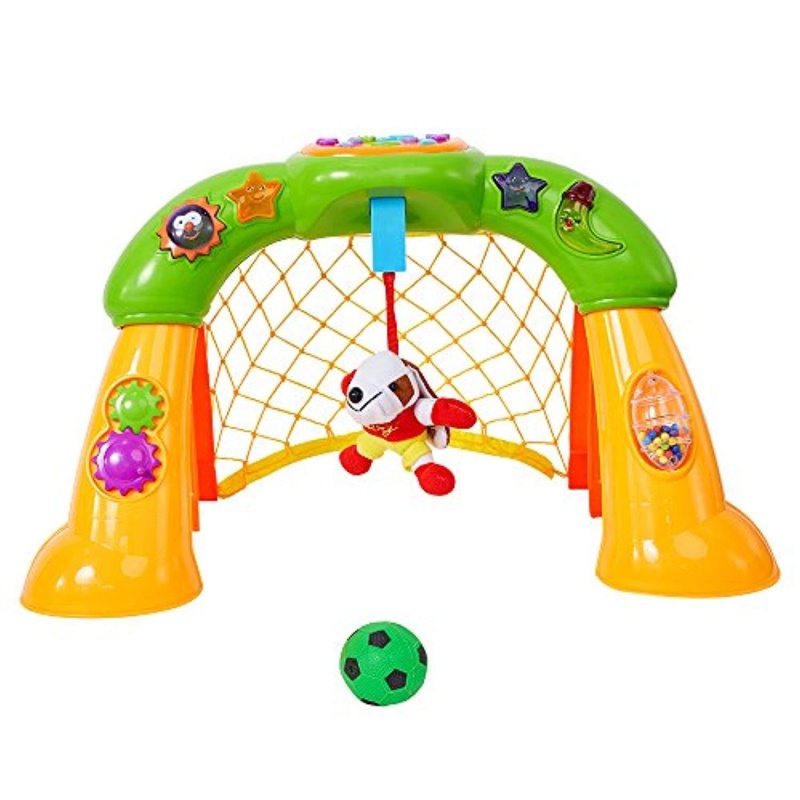 (Out Of Stock) 2 In 1 Football Game Toy Kids Toys Gifts Soccer Scoring Goal Game With Music & Light