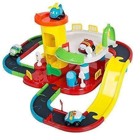 (Out Of Stock) Kids Parking Toys Smart Track Rail Car Diy Multi Track