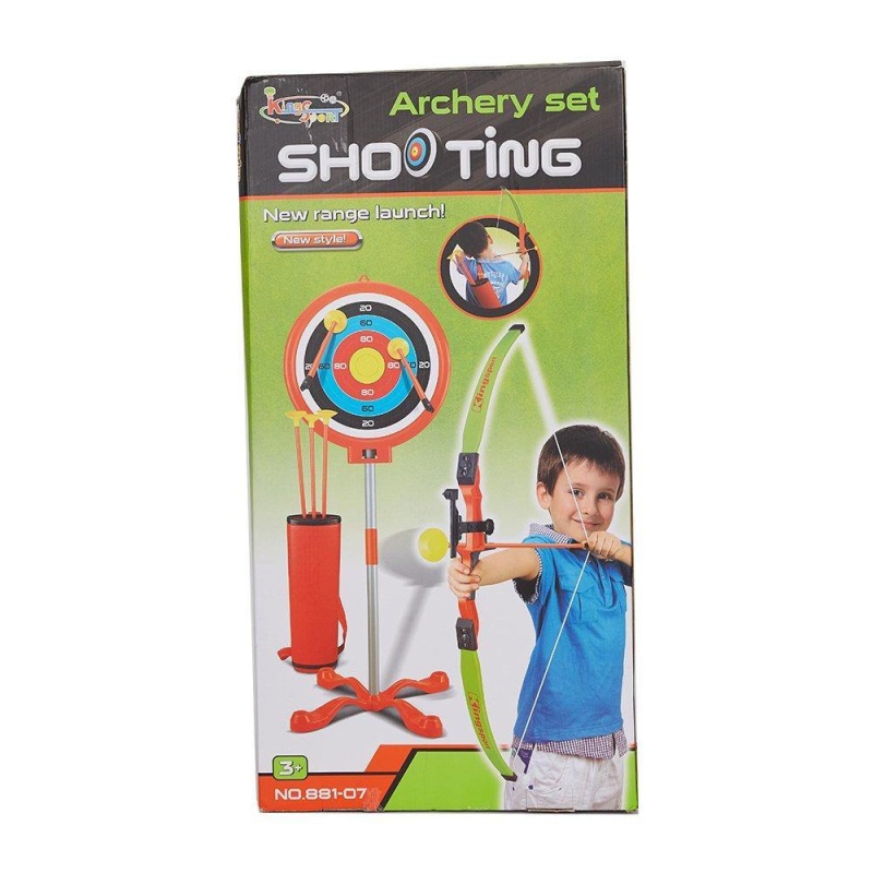 Archery Play Toy Set For Kids With Target Bow And Arrow