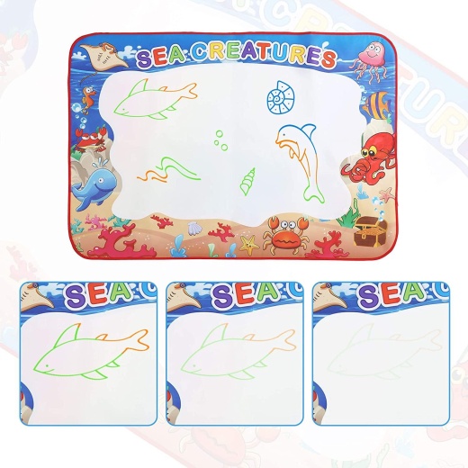Water Doodle Mat 39 X 28 Inches - Water Colors Drawing Board for Kids by Bosonshop