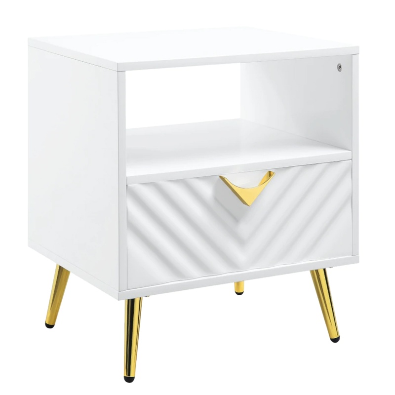 Tyra 22 Inch Wood End Table