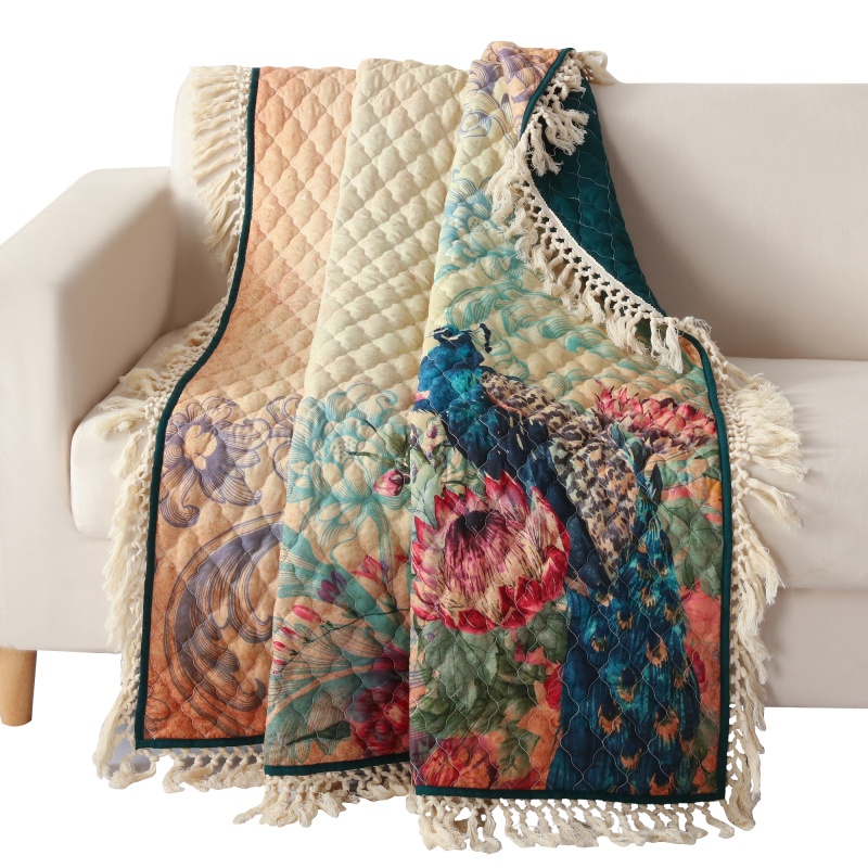Ufa 60 Inch Quilted Throw Blanket