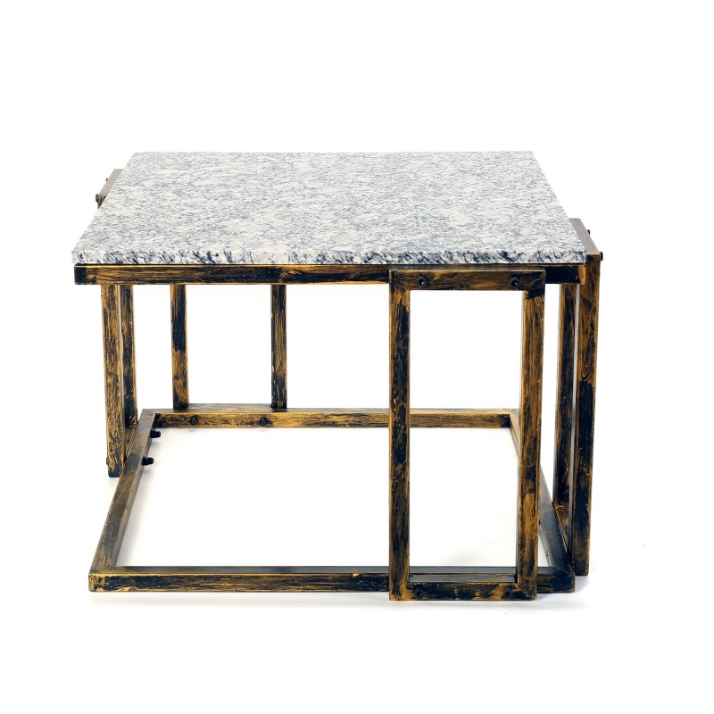 22 Inch Granite Top Plant Stand