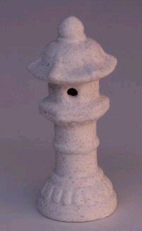 Ceramic Sandstone Pagoda Lantern - 4"