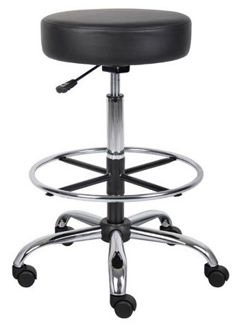 Boss Antimicrobial Vinyl Medical/Drafting Stool