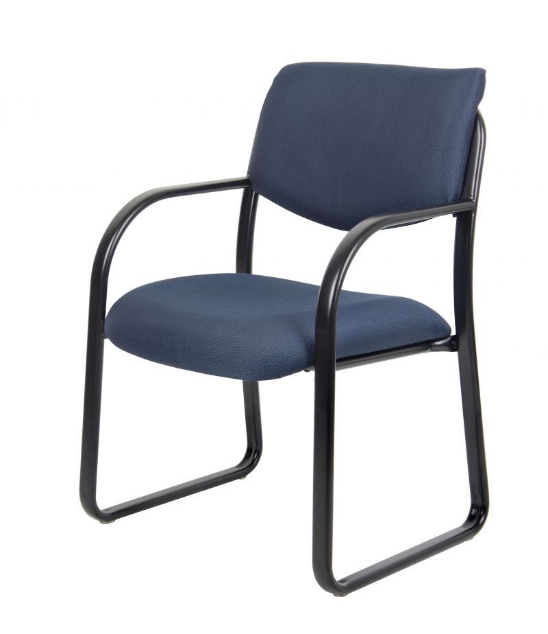 Boss Blue Fabric Guest Chair