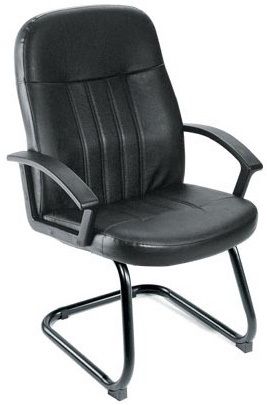 Boss Executive Leather Budget Guest Chair