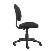 Boss Perfect Posture Deluxe Office Task Chair Without Arms, Black