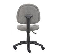 Boss Perfect Posture Deluxe Office Task Chair Without Arms, Grey