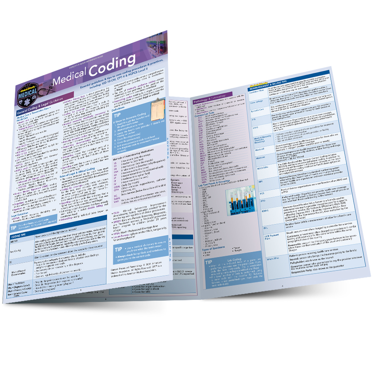 QuickStudy, First Aid Laminated Reference Guide