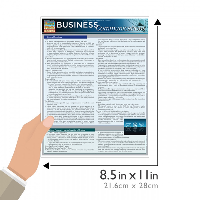 Quickstudy | Business Communications Laminated Reference Guide