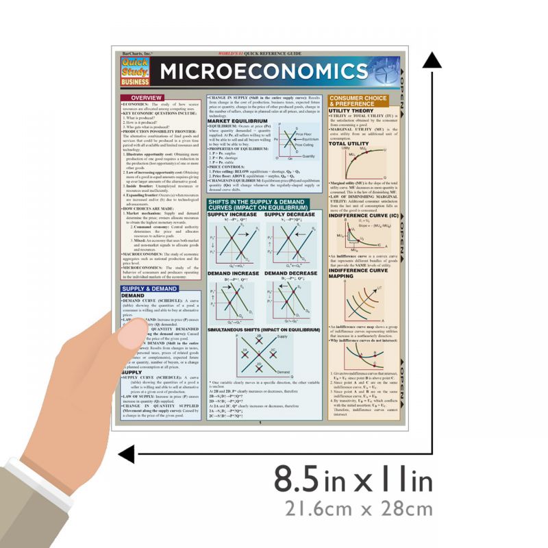 Quickstudy | Microeconomics Laminated Study Guide