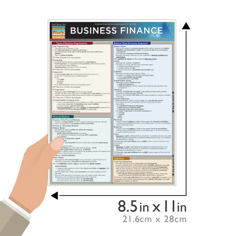 Quickstudy | Business Finance Laminated Study Guide