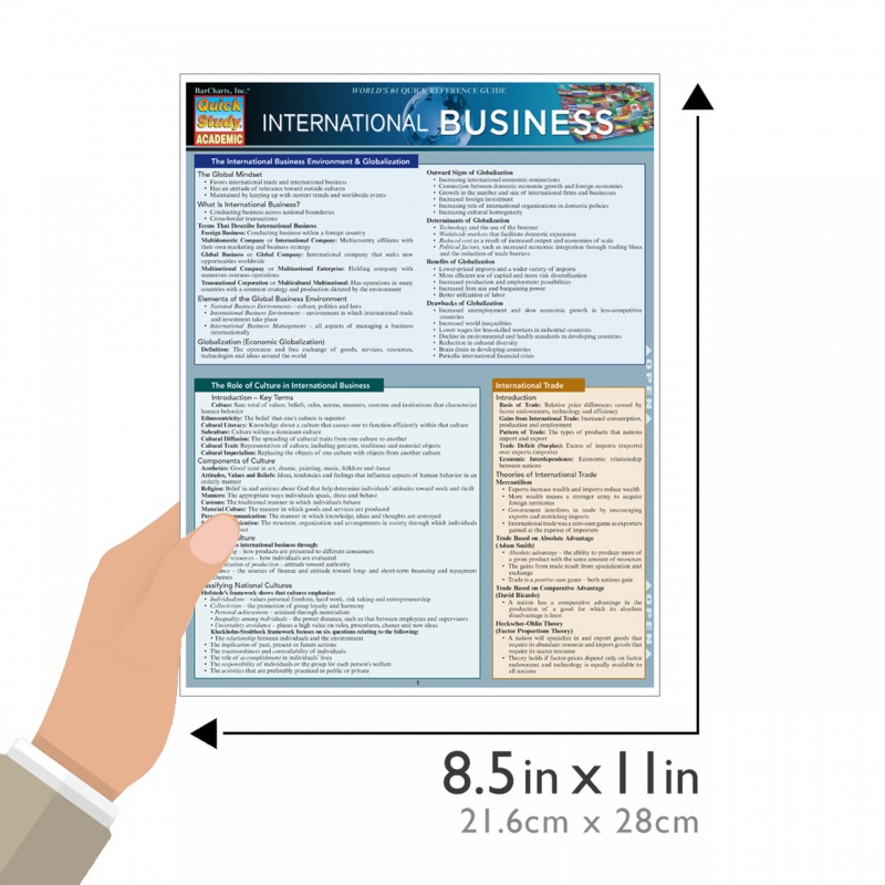 Quickstudy | International Business Laminated Reference Guide