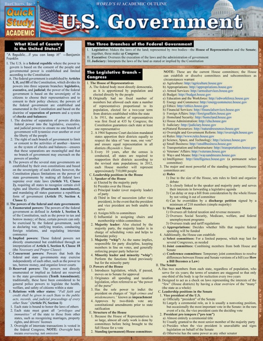 American History 1 Laminated Study Guide