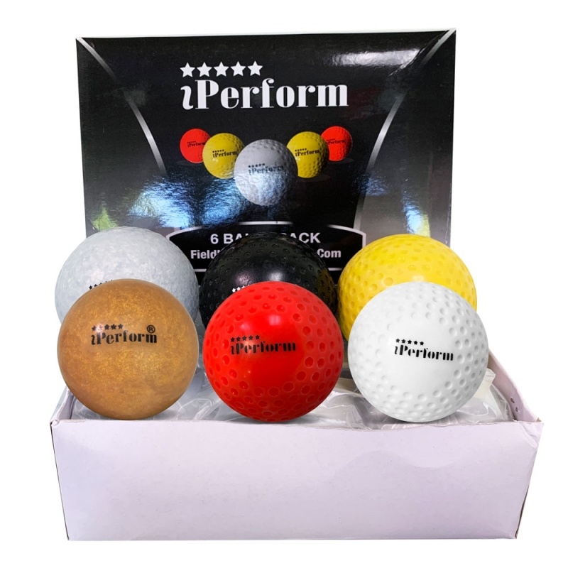 Field Hockey Balls Dimple & Super Smooth Multicolored Buy Pack Of Six Balls
