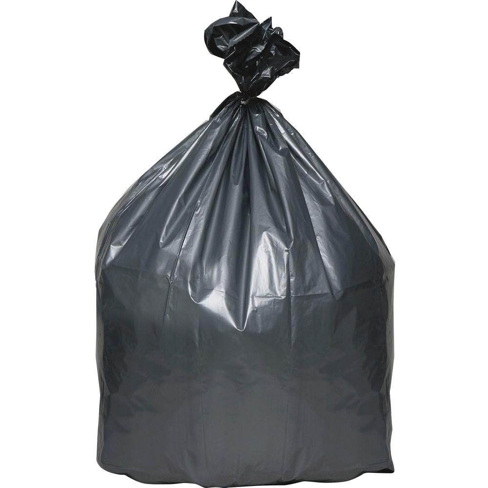 Genuine Joe Trash Bags, 56 Gallon Capacity, Low-Density, 1.6 mil