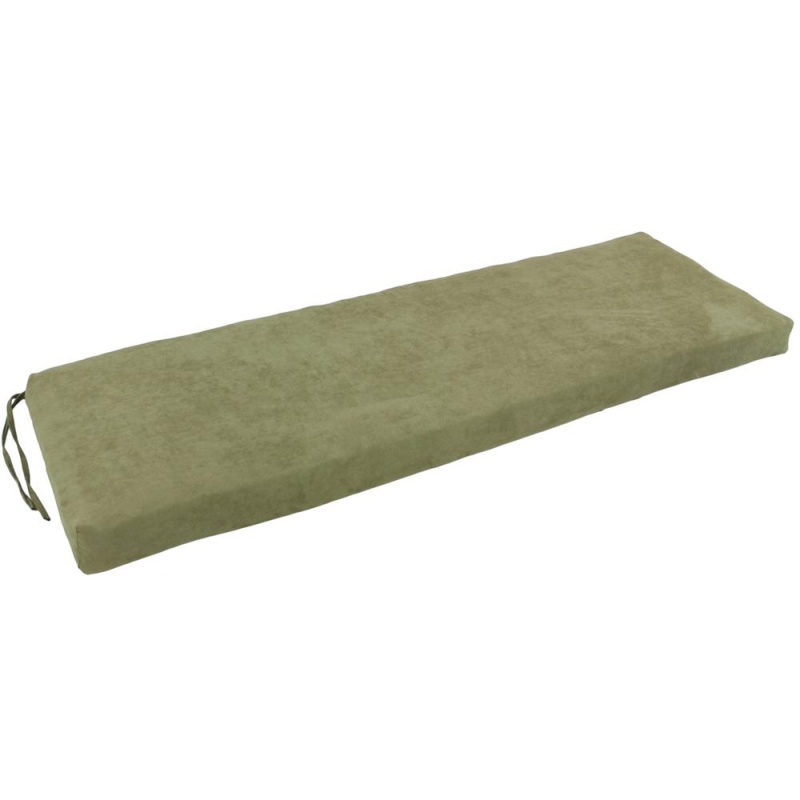 54-Inch by 19-Inch Solid Microsuede Bench Cushion